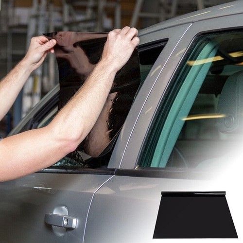 CAR WINDOW TINT AUTO TINTING FILM LIMO BLACK DARK MEDIUM LIGHT ULTRA LIGHT - Picture 4 of 10