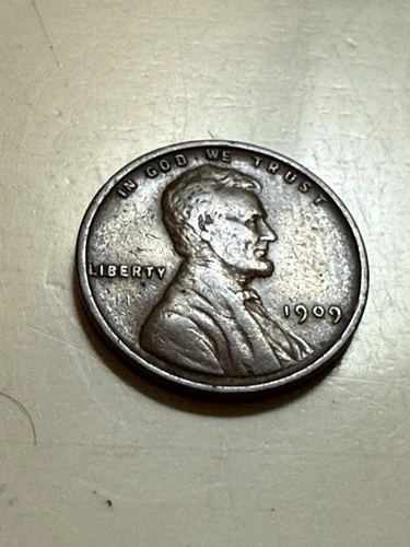 1909 VDB Lincoln Wheat Cent - Actual Coin Shown - Very Fine
