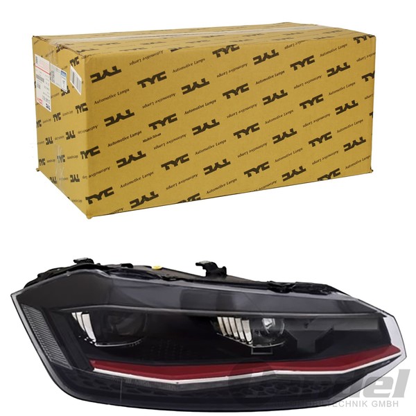 TYC LED Hauptscheinwerfer Scheinwerfer Links Passend FüR VW Polo | 20-19212-16-2-image