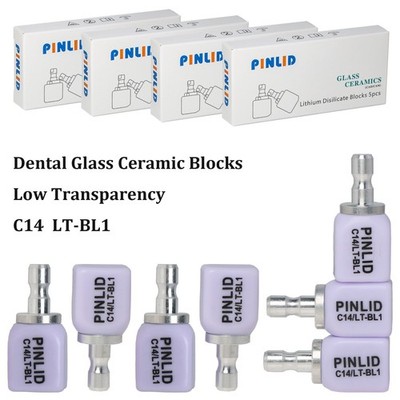 Dental Emax CAD/CAM Cerec Blocks Glass Ceramic Lithium Dislicate Block HT/LT C14