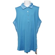 Sporte Leisure, Poloshirt, Größe: M, GOLF, Blau/Weiß, Elasthan/Polyester #eCc