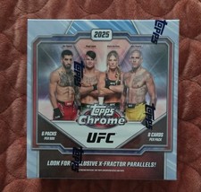 2025 TOPPS CHROME UFC MEGA BOX NEW