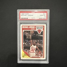 1989-90 Fleer - Michael Jordan #21 PSA 10