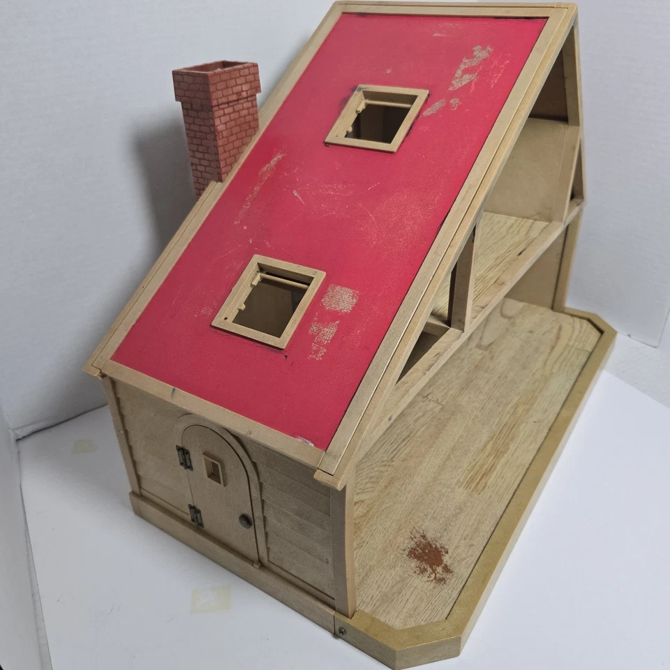 Época Sylvanian Families Vintage Deluxe Casa Familiar Juego SOLO 1985 LEER utilería Foto 3 de 4