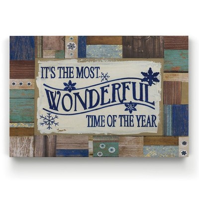 Renditions Gallery Most Wonderful Time of the Year Canvas 24''x36'' LT18