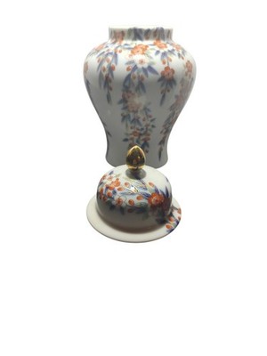 Japanische Porzellan Deckelvase Kōzan-Gama 幸山窯 Arita Imari Stil Ginger Jar