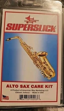 Superslick Alto Saxophone Sax Care Cleaning Kit