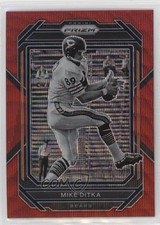 2022 Panini Prizm Red Wave Prizm 42/149 Mike Ditka #55 HOF 02v3