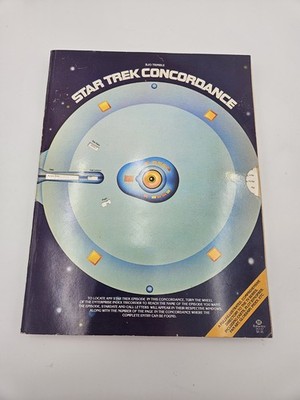 Star Trek Concordance Ballantine Bjo Trimble First Printing