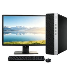 HP EliteDesk 800 G3 SFF PC Intel i5-7500 16GB RAM 256GB SSD Win11 w/23'' Monitor