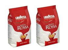 2 x 1kg Lavazza Qualita Rossa Coffee Beans Free UK Delivery 18.00 per kilo