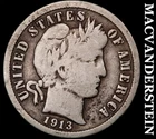 1913 Barber Dime-Scarce Better Date No Reserve #i1181