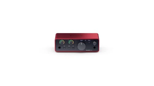 Focusrite Scarlett Solo 4. Generation USB Audio Interface Gitarrist, Sänger,