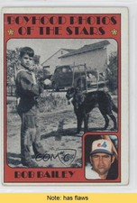 1972 Topps Boyhood Photos of the Stars Bob Bailey #493 READ a9g