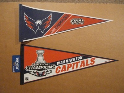 NHL Washington Capitals 2018 Eastern Conference & Stanley Cup Champions Pennants