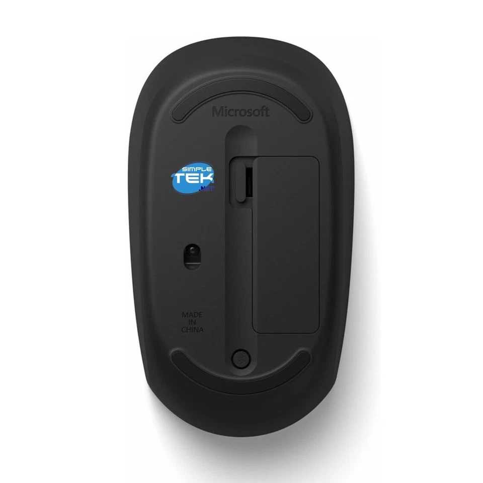 Microsoft 1929 Bluetooth Wireless Portable Black Ambidextrous Mouse 1000DPI - Image 3 of 4