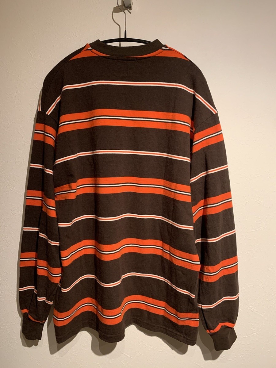 NAUTICA Multi Border Long Sleeve tee shirt t-shirt size S | eBay