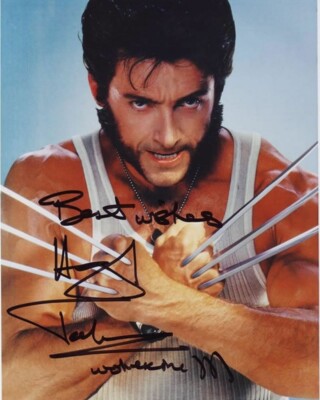Hugh Jackman Wolverine X-Men Film Autogramm signierter Fotodruck A5