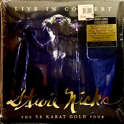 Stevie Nicks - 24 Karat Gold Tour Live Exclusive Crystal Clear Colored Vinyl LP