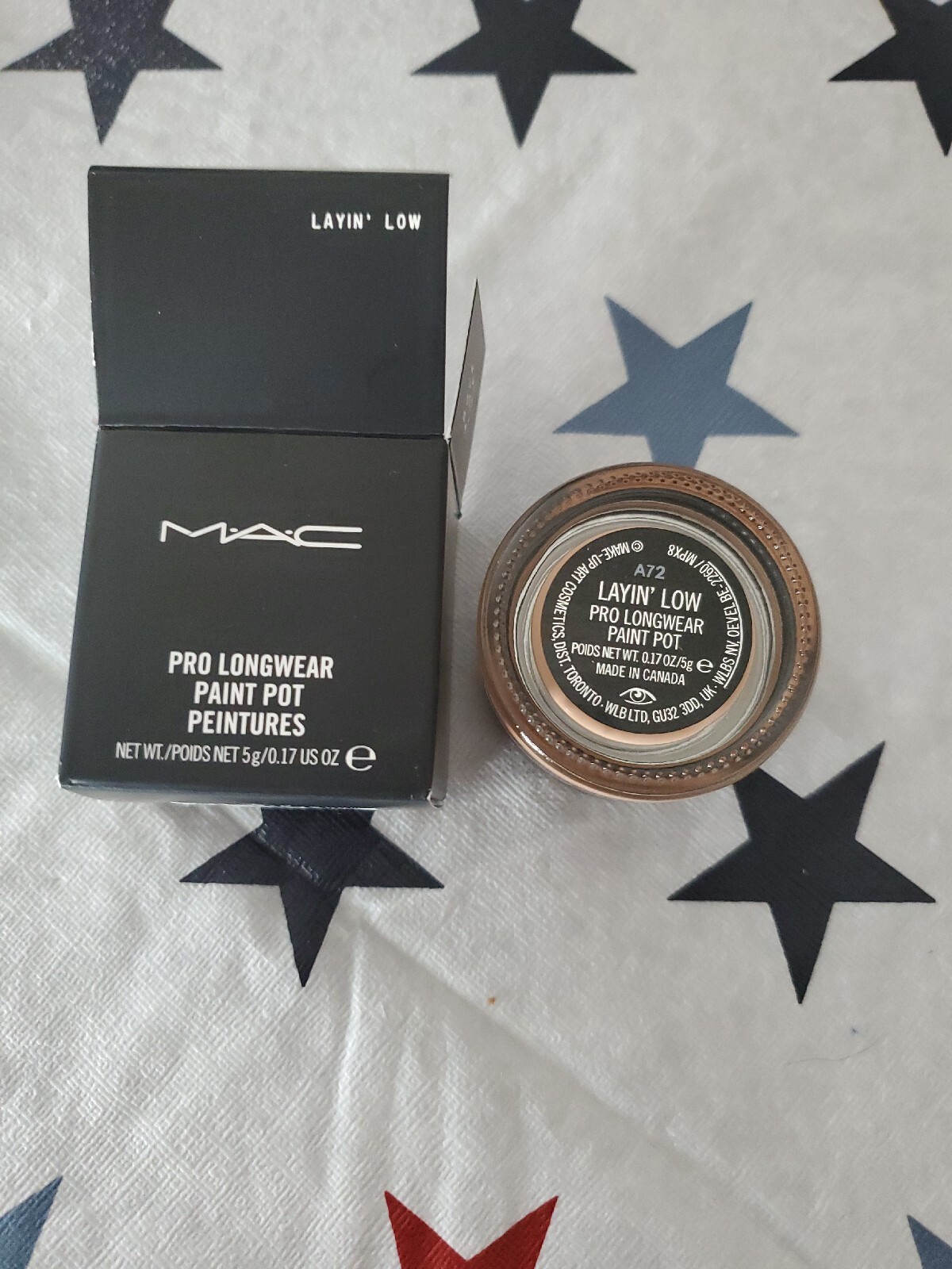 MAC Pro Longwear Paint Pot LAYIN' LOW Full Size 0.17oz New eBay