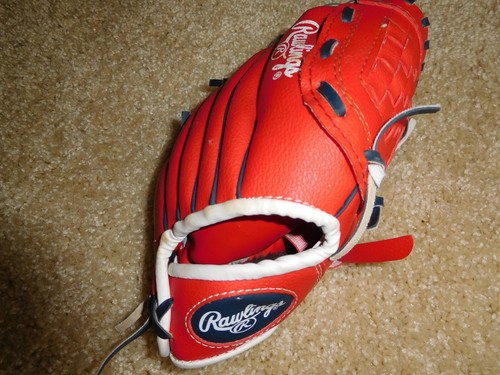 Tee Ball Baseball Glove Rawlings Player Series PL90SN 9” RHT Sure Catch - Picture 7 of 7