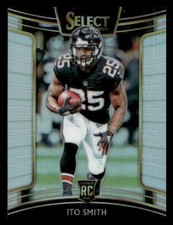 2018 Panini Select #55 Ito Smith Rookie Falcons Silver Prizm