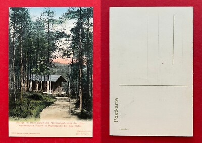 AK MÜHLHAUSEN um 1906 Anlage im Heim Walde des Genesungsheim   ( 127574