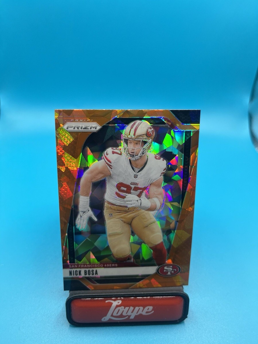 Nick Bosa 2024 Panini Prizm Orange Ice Prizm #254 San Francisco