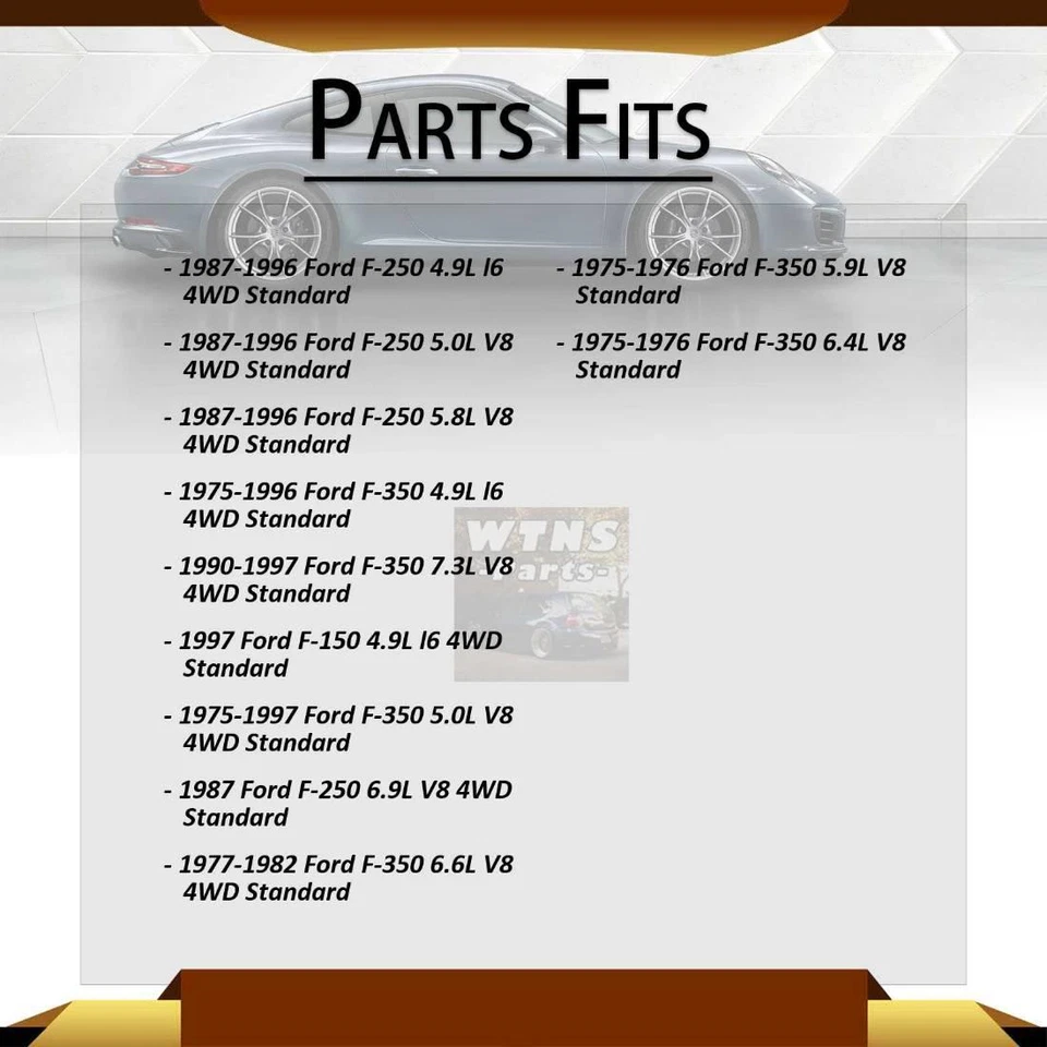 Se adapta a Ford Expedition GMB 2007 2008 2009 eje trasero todas las juntas junta universal Foto 4 de 4