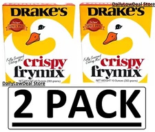 2 PACK -Drake's Crispy Fry Mix Seasoned Coating Breading Mix 10 oz (Total 20 0z)