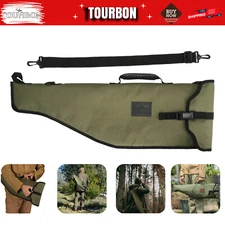Tourbon Gun Bag Shotgun Scabbard Takedown Double Barrel Holster Case Nylon Green