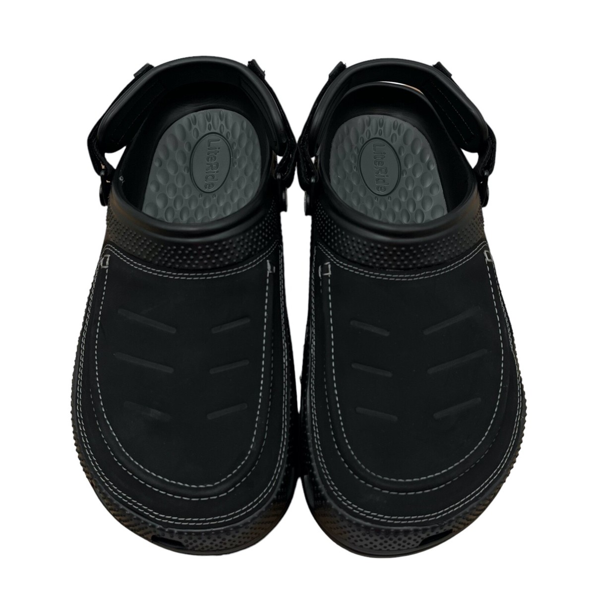 Crocs Men\'s Yukon Vista ll LiteRite Slip-on Clogs Size 12 Black Faux Leather Crocs Men main image 4