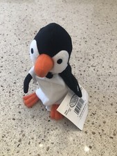 Vtg Disney Store Mary Poppins Penguin Waiter Beanie Plush Bean Bag Stuffed Soft