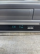 Sylvania DVR90VF DVD VCR VHS Combo Player/ DVD-R/RW Recorder w/ Remote for parts