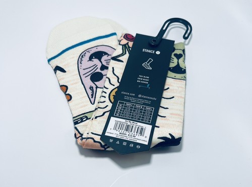 Stance On My Mind Kid's Casual Crew Height Socks Youth Large 3-5.5 NWT - Picture 3 of 5