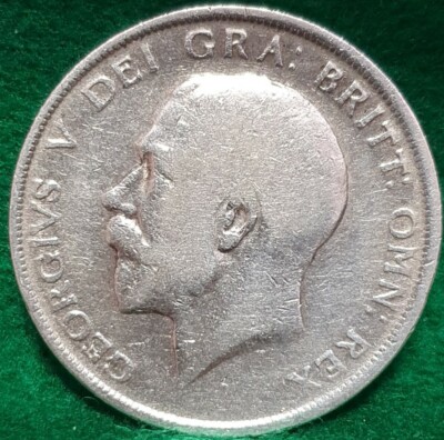 1915 George V Silver Half Crown Coin | eBay UK