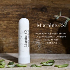 Aromatherapy Nasal Inhalers, MIGRAINE CX, Headache Stress Relief, Natural Aid