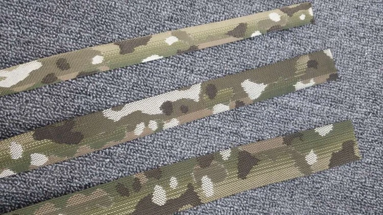 1M Camouflage Multicam MC Double Sided Jacquard Ribbon DIY Molle Webbing Strap