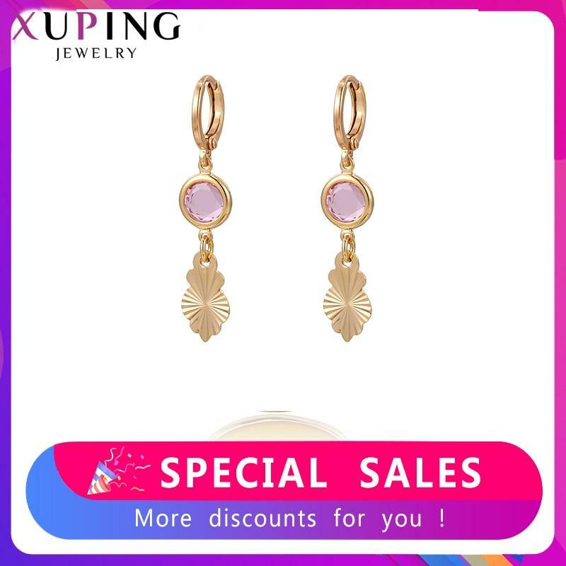 Xuping Fashion Elegant Vintage Shaped Earrings for Women Romantic New Arrival Tr