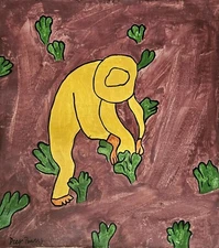 Diego Rivera Signed Mexican Modernist Oil Painting on Canvas - Latin AmericanArt