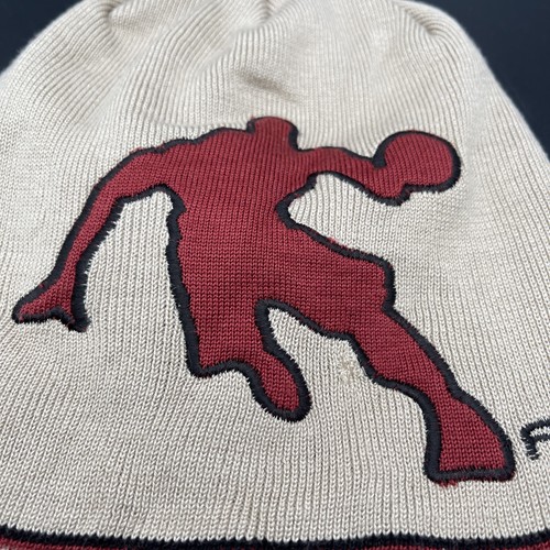 AND1 Beanie ~ Large Player ~ Tan & Red - Picture 2 of 9
