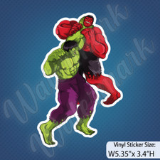Marvel V3 Hulk vs Hulk Decal Sticker