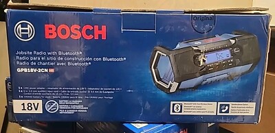 Bosch GPB18V-2CN 18V Job-site Radio w/ Bluetooth Compact High Performance NEW