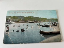 Queen City Bathing Beach Bellevue Kentucky Postcard