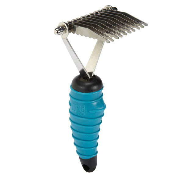 Pet Grooming DEMATTING RAKE 10 Razor Sharp Safety BLADES MATBREAKER Comb Tool