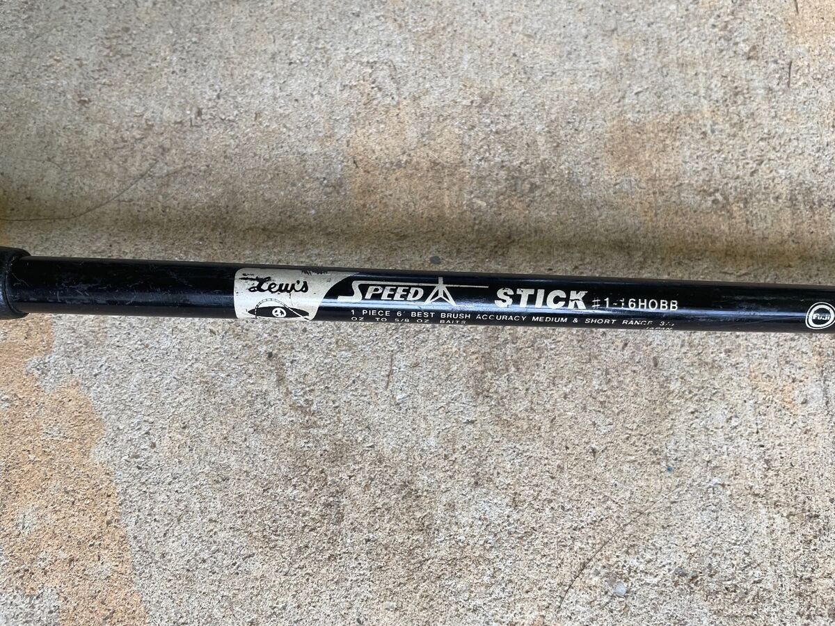Lews Speed Stick Rod 1-16HOBB 6' Brush Accuracy Medium Short Lews Speed Stick Rod 1-16HOBB 6' Brush Accuracy Medium Short