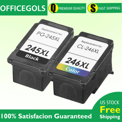 Canon Grandangolo Cartucce Di Inchiostro Nero Per Canon - PG-245XL CL-246XL, Compatibili Con PIXMA MG2920, MX492 E Altri Toner Brother Mfc L2750dw - Foto 4
