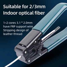 Fiber Optic Stripping Tool FTTH Pliers Drop Cable Stripper Durable Equipment
