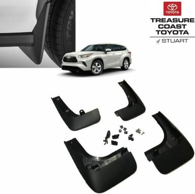2014 - 2019 Toyota Highlander Mudguard Kit PT345-48140 OEM 4 Pc