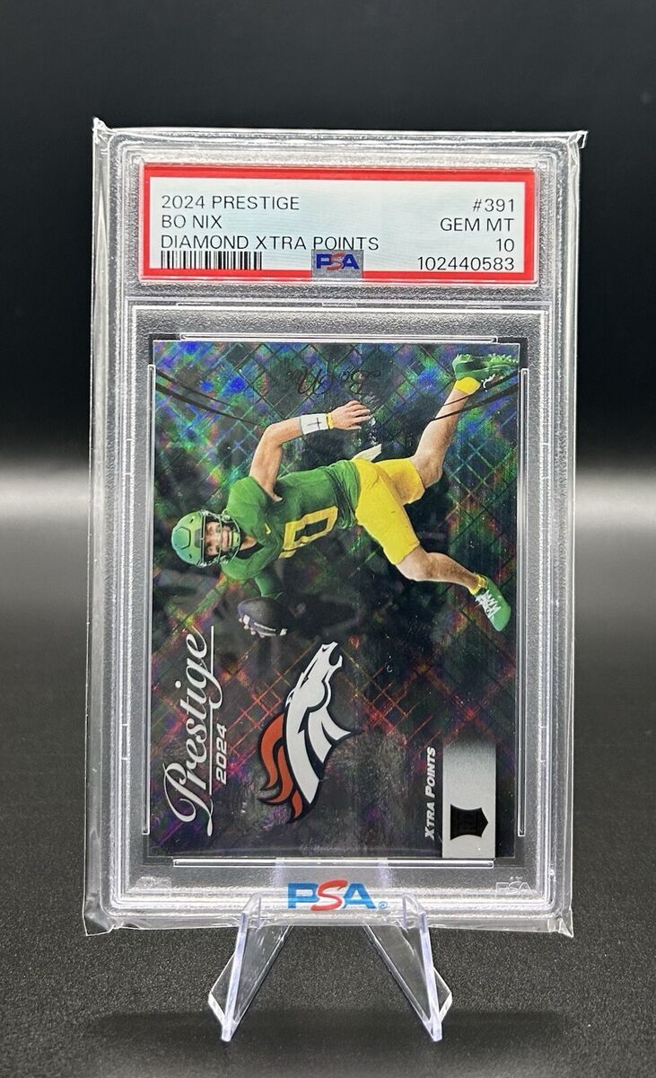 2024 Prestige - Bo Nix (RC) #391 - Diamond Xtra Points - PSA 2024 Prestige - Bo Nix (RC) #391 - Diamond Xtra Points - PSA